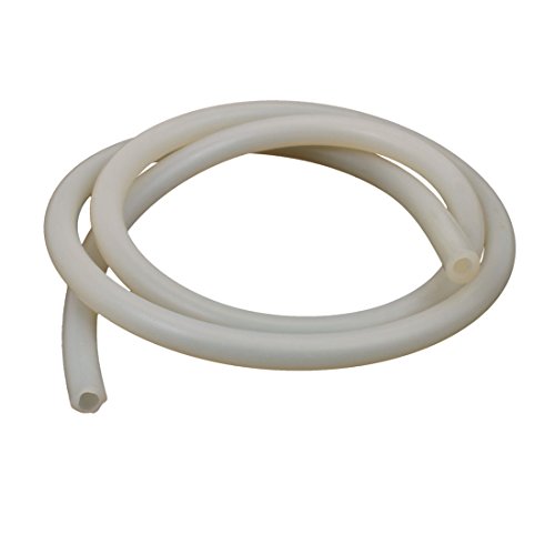 sourcingmap® 1 Meter Lang 5mm x 10mm Silikon Schlauch Wasser Luftpumpe Rohr Luftschlauch