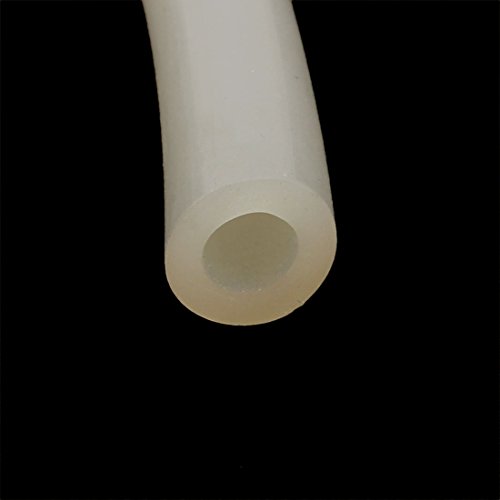 sourcingmap® 1 Meter Lang 5mm x 10mm Silikon Schlauch Wasser Luftpumpe Rohr Luftschlauch - 2