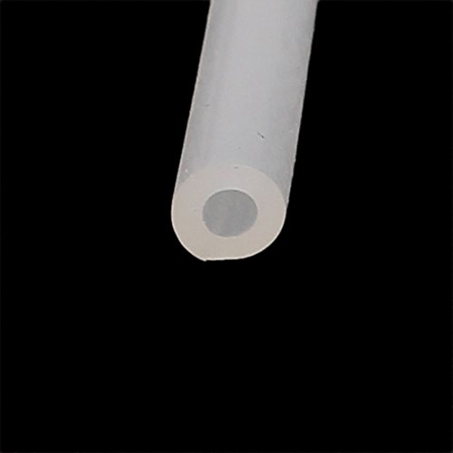 sourcingmap® 2 Meter Lang 2 x 5mm Silikon Schlauch Wasser Luftpumpe Rohr Luftschlauch - 2