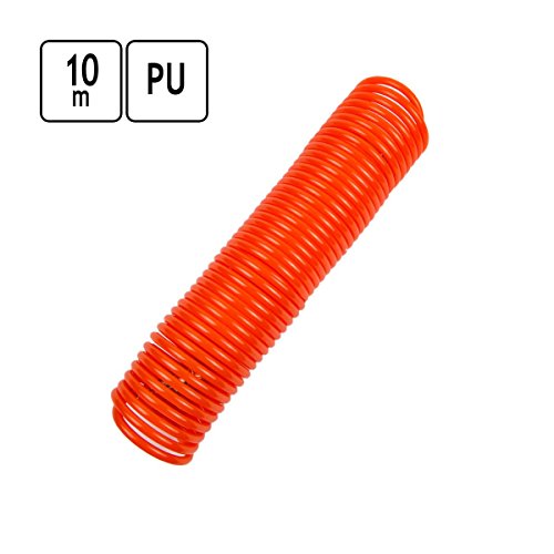 10 m PU Luftschlauch Druckluft Spiralschlauch Ø 5 x 8 mm Druckluftgeräte Kompressor Schlauch - 2