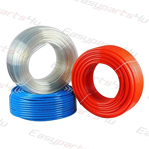Pneumatik Polyurethan PUN Schlauch 1 meter Außen 6mm x Innen 4mm Klar Transparent Flexibel Druckluftschlauch Luft Treibstoff Öl - 2