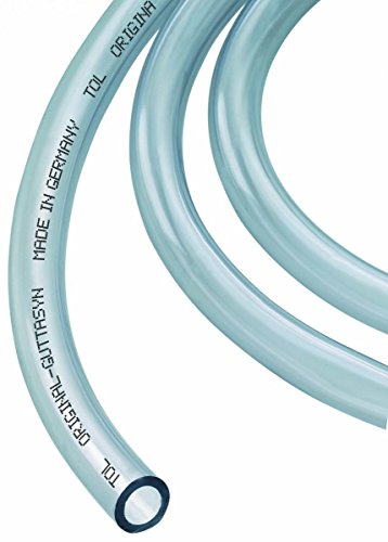 Guttasyn PVC-Schlauch Förderschlauch Wasserschlauch Dosierschlauch ohne Gewebe TOL 6x1,5x9 mm - 100 Meter Rolle