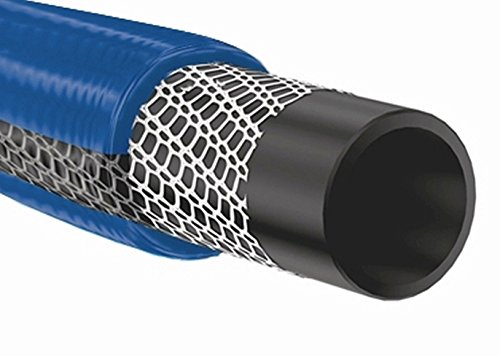 Proteco-Werkzeug® PVC Druckluftschlauch 3 lagig Durchm. 13/19 mm 5 Meter lang verstärkt mit Gewebeinlage Kompressorschlauch Luftschlauch mit Schnellkupplung - 2