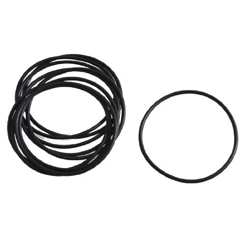 DealMux 10 Stück schwarz Gummiöldichtung O-Ring-Dichtung Unterlegscheiben 40 mm x 37 mm x 1,5 mm