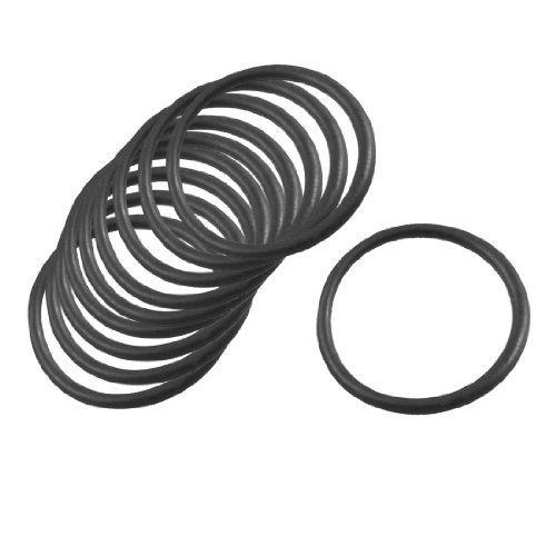 10 Stücke schwarz Gummi O Ring Öl Dichtung Dichtschiebe 19mm x 16mm x 1.5mm de