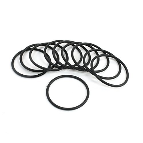 33mm x 29mm x 2mm rubber oliekeerringen O-ring ring Black 20Pcs