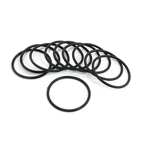 33mm x 29mm x 2mm rubber oliekeerringen O-ring ring Black 20Pcs - 2