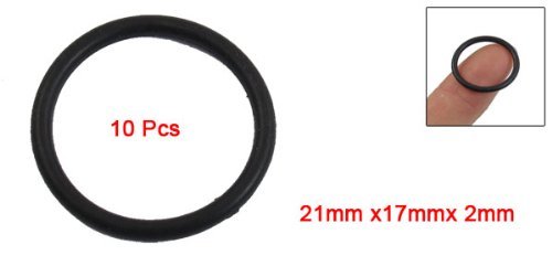 DealMux 10 Stück 21mm x 2mm schwarz Dichtung Ölfilter O-Ringe Dichtungen - 2