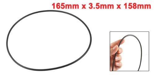 sourcingmap® 165mm x 3.5mm x 158mm Gummi O Ring Öl Dichtung Dichtschiebe schwarz Qualität de - 2