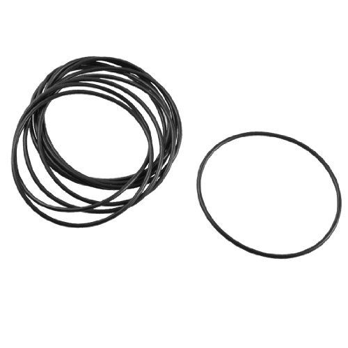DealMux 10 Stück schwarze Gummiölfilter O-Ring-Dichtung Dichtung 48mm x 45mm x 1,5mm