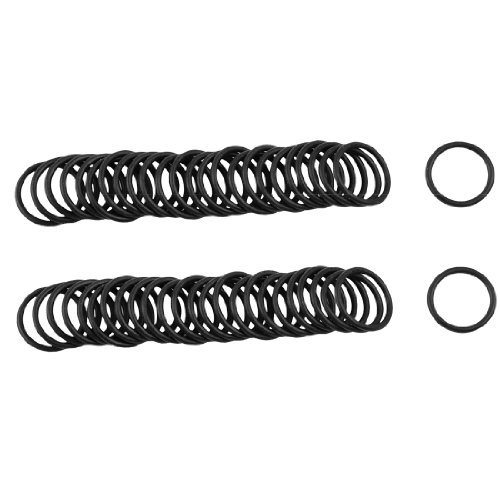 50st mechanische zwart NBR O-ring ringen 16 mm x 1,5 mm x 13 mm