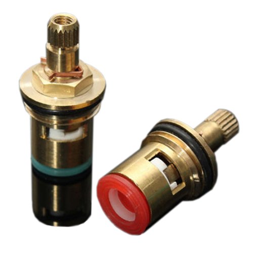 Keramik Wasserhahn Patrone - SODIAL (R) 1/ 2" Keramik Wasserhahn Patrone Disc Dreharmaturen Ersatz Heiss Kalt-Ersatzteile