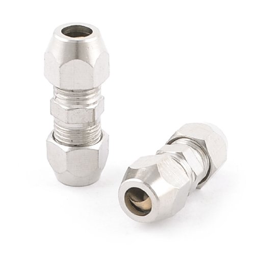 2 Stück 6 mm-Druckluft Schlauch Gerade Kupplung Schnellkupplung Adapter
