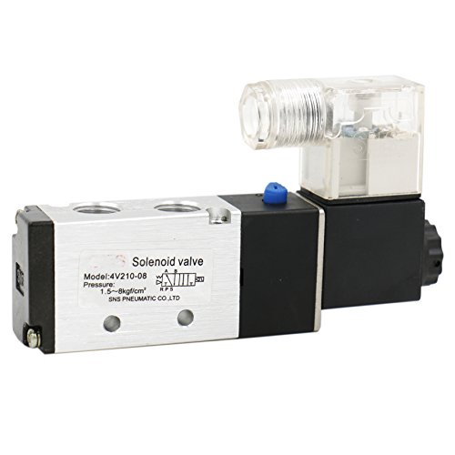 heschen Elektro-Pneumatische Magnetventil 4 V210–08 DC 12 V PT 1/4 5 Way 2 Position