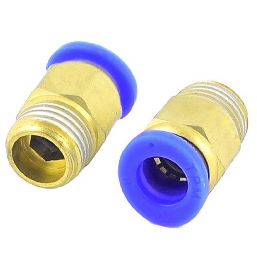 1/10,2 cm PT Außengewinde bis 8 mm Air Pneumatik Schlauch Quick Coupler 2