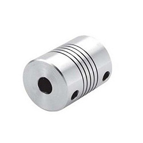 2 6 x 8 mm CNC Motor Kiefer Motorwellenkupplung 6 mm bis 8 mm flexible Kupplung OD 25 x 30 mm