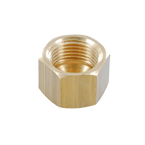 2x Überwurfmutter für Schneidringverschraubung Messing Ms58 – M 8 L – 8 mm - 4