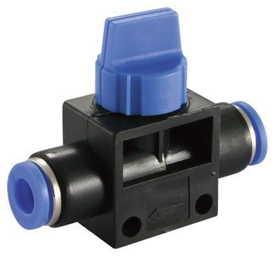 8 mm Schließventil Druckluft oder staubsaugen 8 mm in (push type B303)