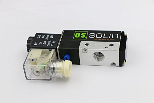 U.S. Solid G 1/4” 12V DC pneumatische Magnetventil 2 Position 3 Weg Luft Ventil - 2