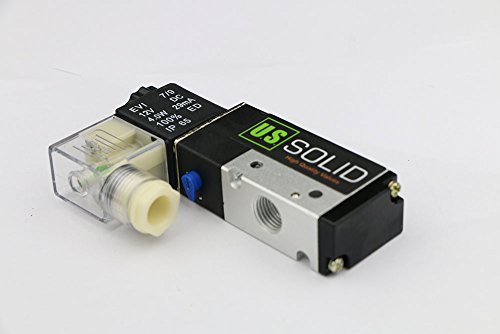 U.S. Solid G 1/4” 12V DC pneumatische Magnetventil 2 Position 3 Weg Luft Ventil - 4