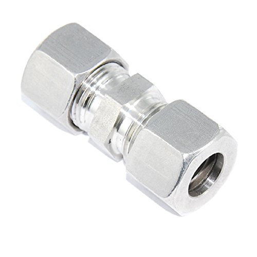 Gerade Schneidringverschraubung Edelstahl V4A - G 10 L - für 10 mm Rohr