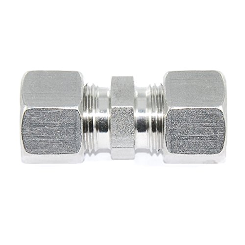 Gerade Schneidringverschraubung Edelstahl V4A – G 10 L – für 10 mm Rohr - 2
