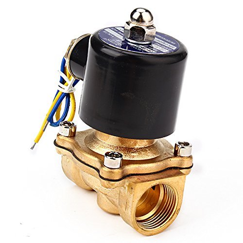 DN DC 12V 3/4 „elektrisches Magnetventil Gas Wasser Fuels Air Schwarz Normalerweise geschlossen Two-Way - 2