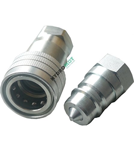 Hydraulik Steckkupplung, Set, Muffe und Stecker für Schnellkupplung, 1/2‘‘, 275 bar, Größe 3