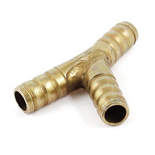 Metall 10,3 x 7,8 mm 3 Way Air Y Stück KRAFTSTOFFFILTER SCHLAUCH Joiner