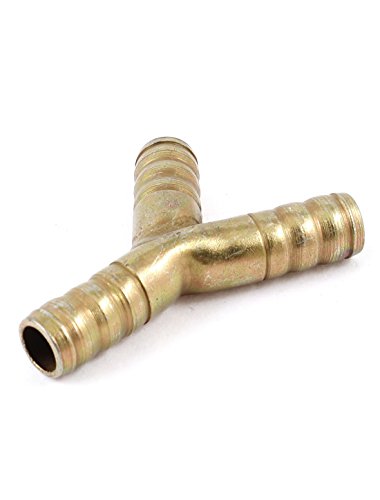 Metall 10,3 x 7,8 mm 3 Way Air Y Stück KRAFTSTOFFFILTER SCHLAUCH Joiner - 2