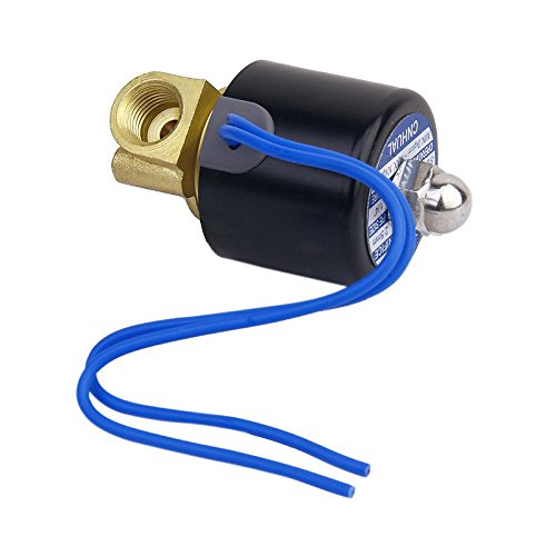 TOOGOO(R) DC 24V 1/4 Zoll Elektrisches Magnetventil fuer Luft Wasser - 2