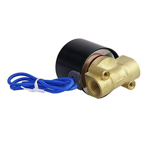 TOOGOO(R) DC 24V 1/4 Zoll Elektrisches Magnetventil fuer Luft Wasser - 4