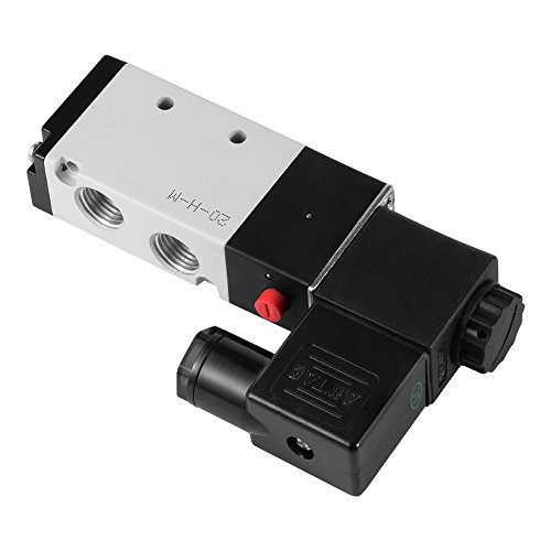 XCSOURCE® DC12V 5-wege 2 Position 1/4″ 1/8″ Magnetventil elektropneumatische Luft Control elektromagnetisches Ventil BI496 - 5