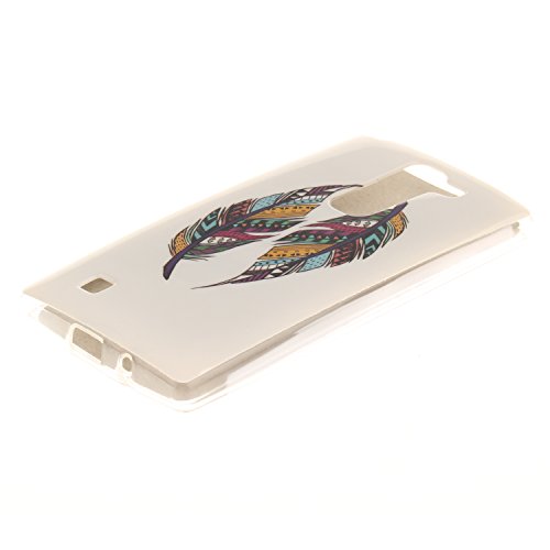 Cozy Hut ® für LG Spirit 4G LTE H420, Schutzhülle / Case / Cover / Hülle / TPU Gel Skin Colorful Pattern Bunte Muster Kunststoff Serie für LG Spirit 4G LTE H420 Hülle Beutel Pattern Print Printing Drawing Muster Druck Zeichnung mobilen Handy Abdeckung schützen Skin Case Cover – Engelsflügel - 2