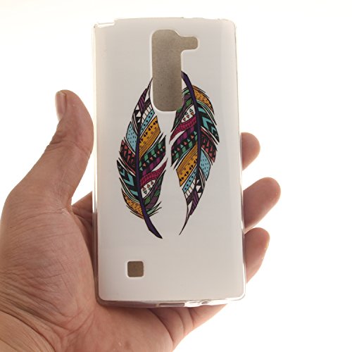 Cozy Hut ® für LG Spirit 4G LTE H420, Schutzhülle / Case / Cover / Hülle / TPU Gel Skin Colorful Pattern Bunte Muster Kunststoff Serie für LG Spirit 4G LTE H420 Hülle Beutel Pattern Print Printing Drawing Muster Druck Zeichnung mobilen Handy Abdeckung schützen Skin Case Cover – Engelsflügel - 4