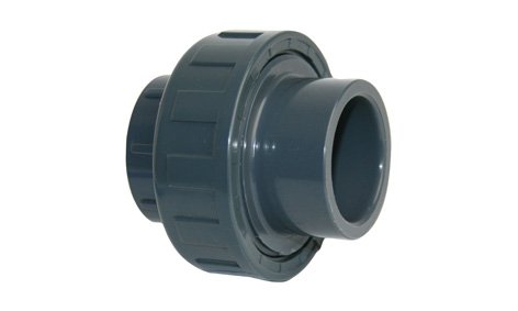 COBI PVC-Verschraubung 2 x Klebemuffe 50 mm