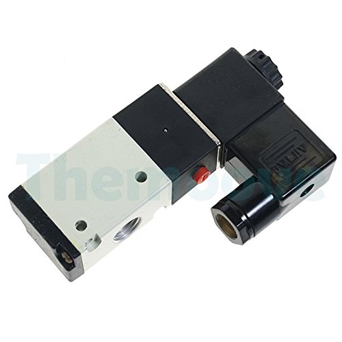 goldentrading BSP 1/10,2 cm DC 12 V 3 Way 2 Position pneumatische Elektrisches Magnetventil Air Aluminium - 3