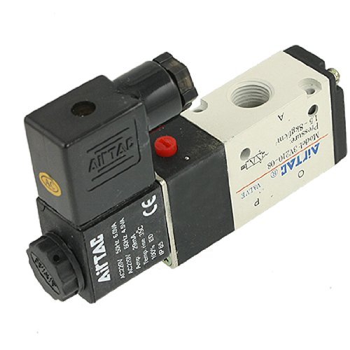 DealMux AC 220 V 29mA 2 Positionen Pneumatik-Luftmagnetventil 3V210-08