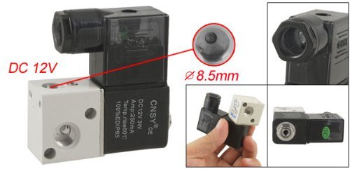 DealMux DC 12V 250mA 2 Position 3-Wege-Pneumatik-Magnetventil - 2