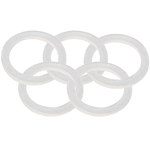 aiicioo Silikon Dichtung tri-clover (-Clamp-Klammer) O-Ring – 3,8 cm (5 Stück)