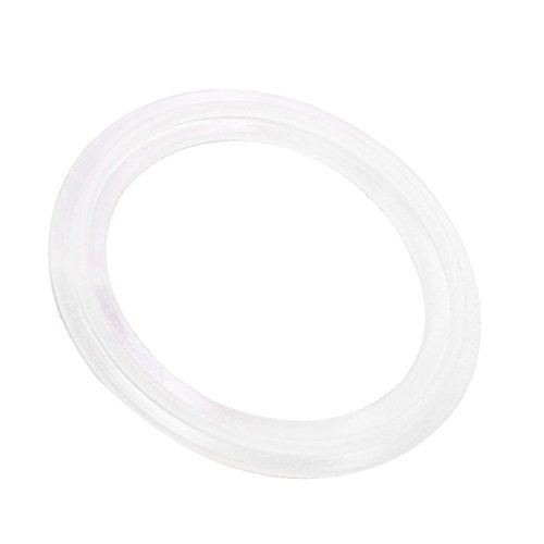 aiicioo Silikon Dichtung tri-clover (-Clamp-Klammer) O-Ring – 3,8 cm (5 Stück) - 4