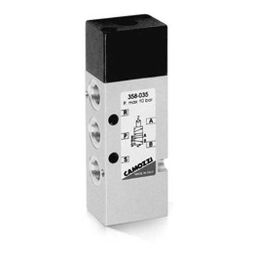 Camozzi 338–033 Pneumatik Ventil, 3/5,1 cm 1/20,3 cm Port, Pilot