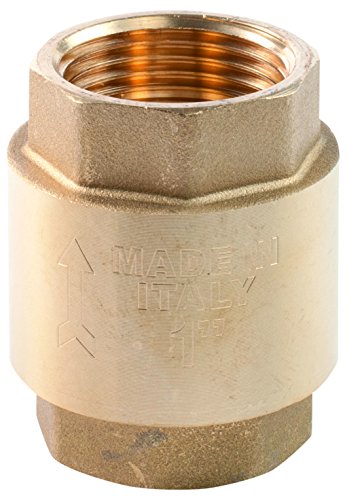 'amicoidraulico 480040 Rückschlagventil, Messing Gelb, Durchmesser Gewinde 1 1/2
