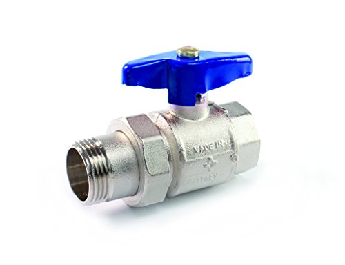 'Blau Line 620032bl Ventil Kugelschreiber, Grau Chrom, Durchmesser Gewinde 1 1/4