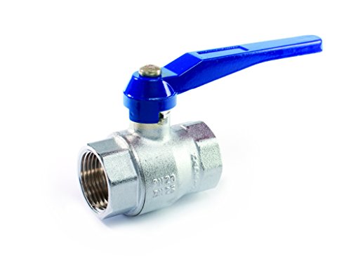 'Blau Line 045040bl Ventil Kugelschreiber, Grau Chrom, Durchmesser Gewinde 1 1/2