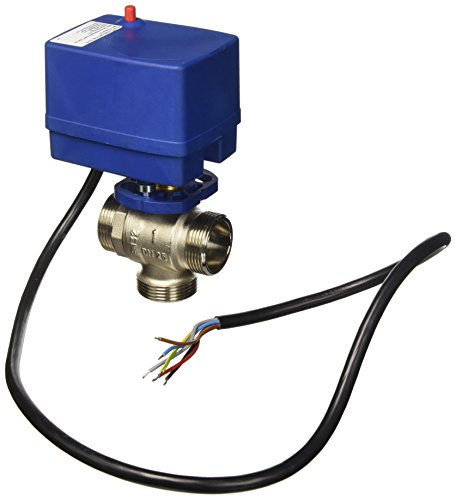 Mut 703001727 motorisierter Kugelhahn, 3 Wege 24 V AC in Bypass