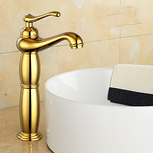 HJHET Euro style Badezimmerschrank Becken Desktop Festplatte kunst Waschbecken Wasserhahn C