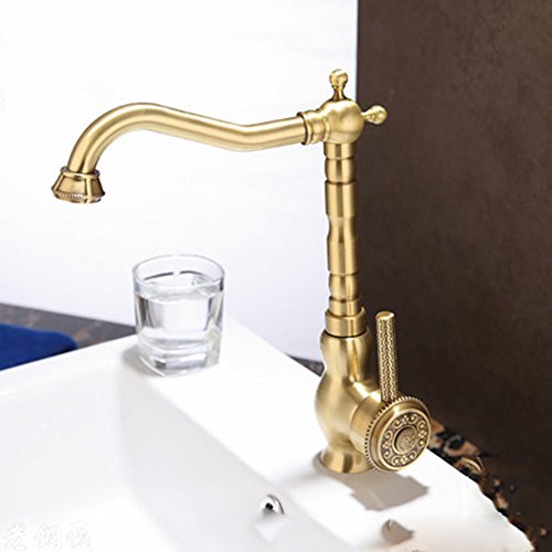 HJHET Euro style Spüle das heiße und kalte Wasser Mixer zu drehen.