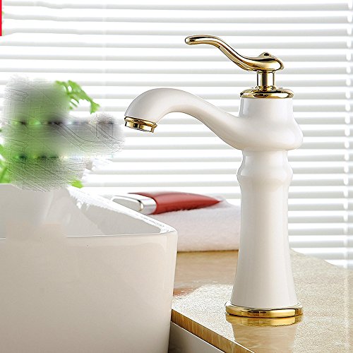 HJHET Die kupferoberfläche Waschbecken Dusche mit heißem und kaltem Wasser, Kap. E.
