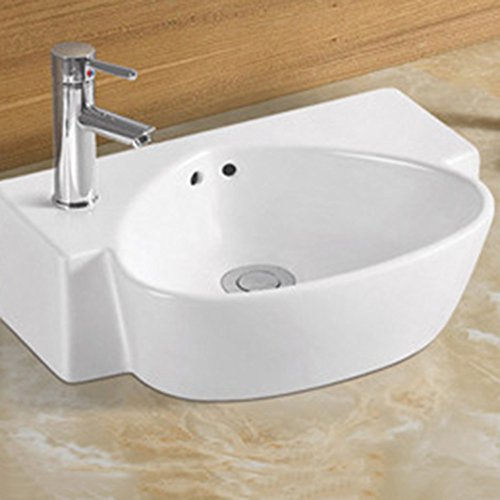 HJHET Keramik Waschbecken Waschbecken Waschbecken Wasserhahn Sitzbank